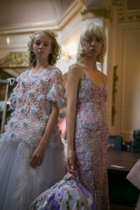 Backstage at Ryan Lo RTW Spring 2019