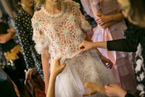 Backstage at Ryan Lo RTW Spring 2019