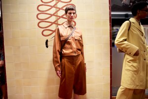 Backstage at Salvatore Ferragamo RTW Spring 2019