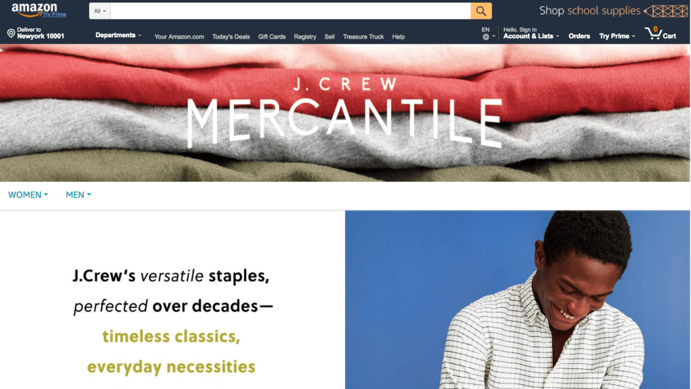 amazon j. crew mercantile