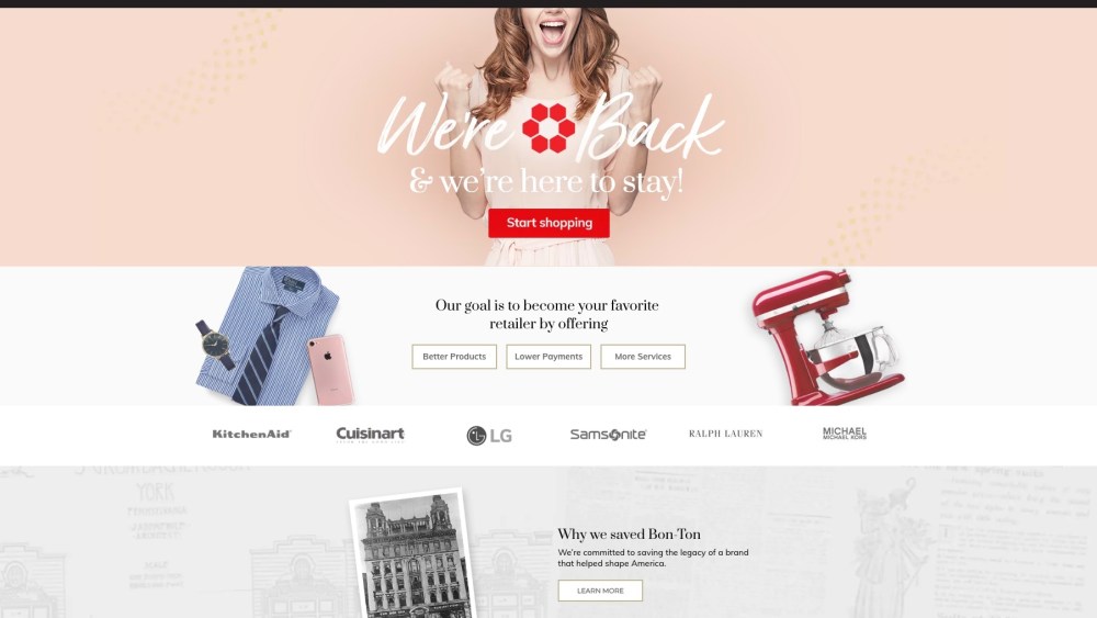 Bon-Ton Site Operating Again