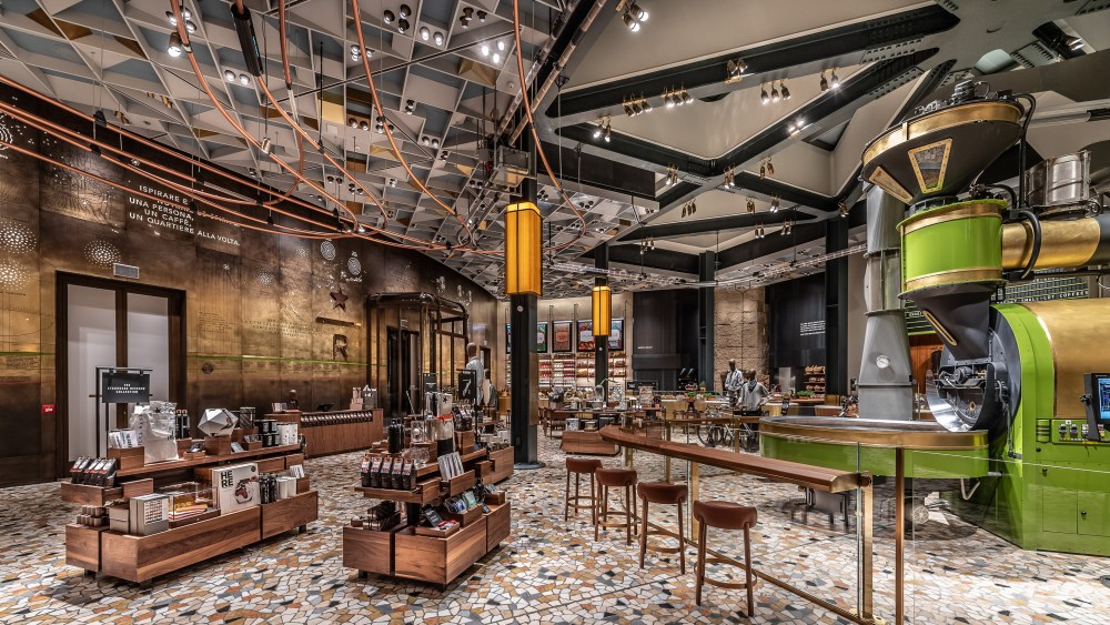 Starbucks Reserve Roastery in Milan.