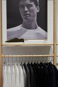 Sunspel’s first U.S. store in New York’s SoHo.