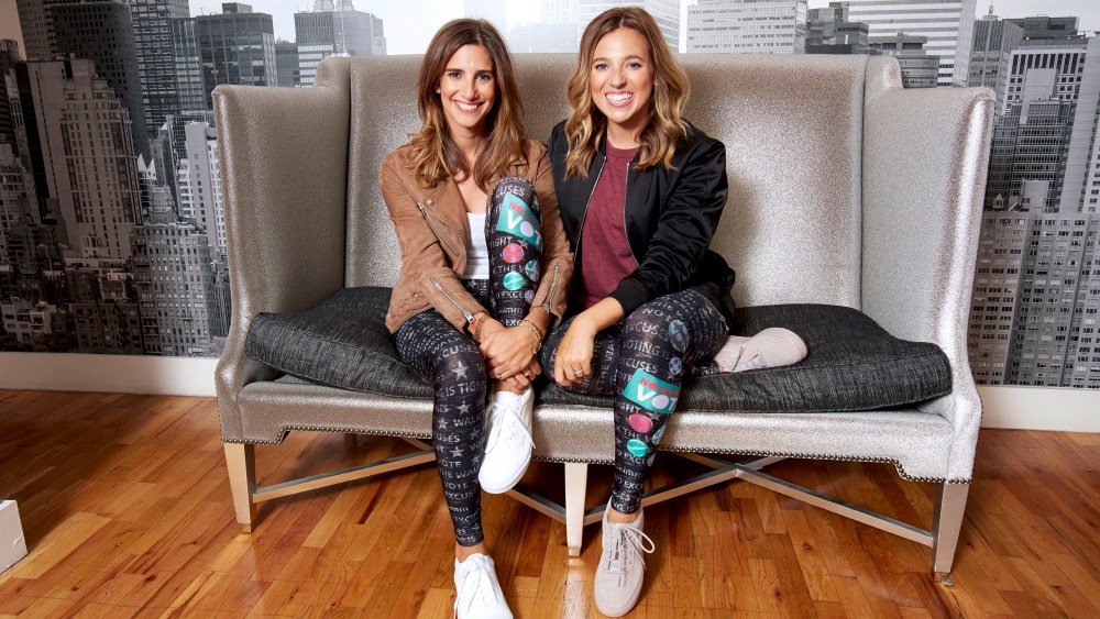 Carly Zakin and Danielle Weisberg in the Terez leggings.