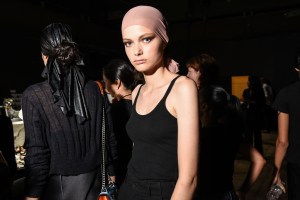 Backstage at Tom Ford RTW Spring 2019
