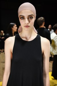Backstage at Tom Ford RTW Spring 2019