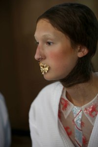 Backstage at Thom Browne RTW Spring 2019