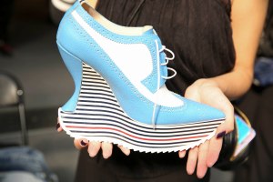 Backstage at Thom Browne RTW Spring 2019