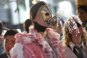 Backstage at Thom Browne RTW Spring 2019