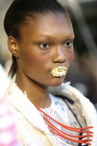 Backstage at Thom Browne RTW Spring 2019