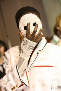 Backstage at Thom Browne RTW Spring 2019