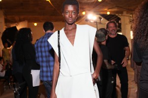 Backstage at Tibi RTW Spring 2019