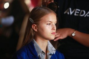 Backstage at Tibi RTW Spring 2019