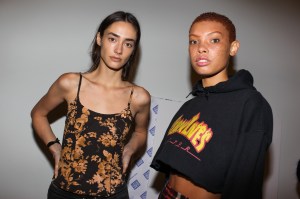 Backstage at Tibi RTW Spring 2019