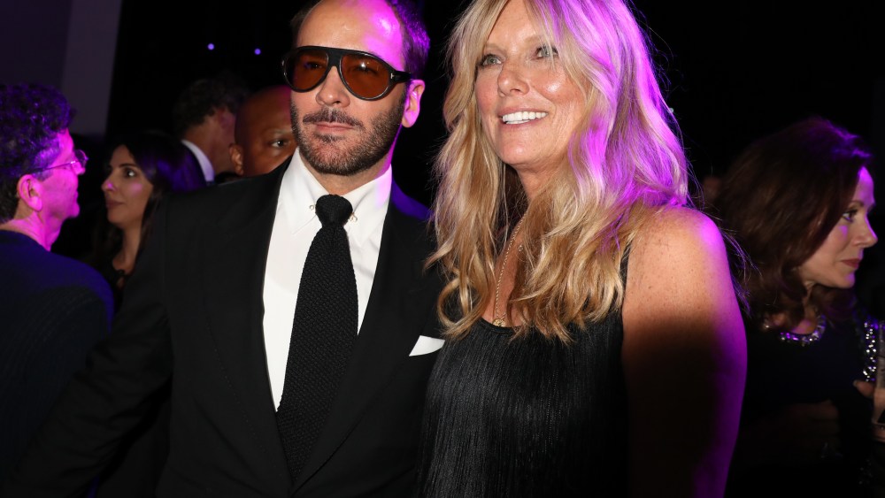 Tom Ford and Patti Hansen