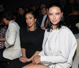 Cardi B and Adriana Lima in the front rowTom Ford show, Front Row, Spring Summer 2019, New York Fashion Week, USA - 05 Sep 2018