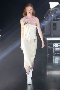 Model on the catwalk
VFiles show, Runway, Spring Summer 2019, New York Fashion Week, USA - 05 Sep 2018