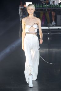 Model on the catwalk
VFiles show, Runway, Spring Summer 2019, New York Fashion Week, USA - 05 Sep 2018