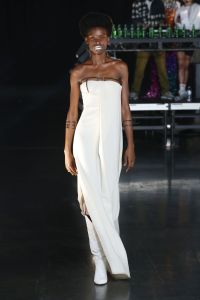 Model on the catwalk
VFiles show, Runway, Spring Summer 2019, New York Fashion Week, USA - 05 Sep 2018