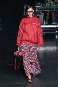 Model on the catwalk
VFiles show, Runway, Spring Summer 2019, New York Fashion Week, USA - 05 Sep 2018