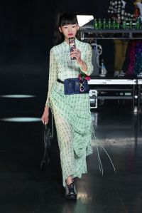 Model on the catwalk
VFiles show, Runway, Spring Summer 2019, New York Fashion Week, USA - 05 Sep 2018