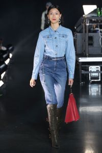 Model on the catwalk
VFiles show, Runway, Spring Summer 2019, New York Fashion Week, USA - 05 Sep 2018