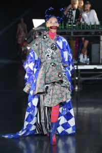 Model on the catwalk
VFiles show, Runway, Spring Summer 2019, New York Fashion Week, USA - 05 Sep 2018