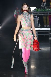 Model on the catwalk
VFiles show, Runway, Spring Summer 2019, New York Fashion Week, USA - 05 Sep 2018