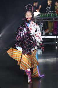 Model on the catwalk
VFiles show, Runway, Spring Summer 2019, New York Fashion Week, USA - 05 Sep 2018