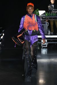 Model on the catwalkVFiles show, Runway, Spring Summer 2019, New York Fashion Week, USA - 05 Sep 2018
