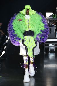 Model on the catwalk
VFiles show, Runway, Spring Summer 2019, New York Fashion Week, USA - 05 Sep 2018