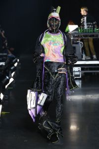 Model on the catwalk
VFiles show, Runway, Spring Summer 2019, New York Fashion Week, USA - 05 Sep 2018