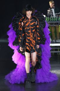 Model on the catwalk
VFiles show, Runway, Spring Summer 2019, New York Fashion Week, USA - 05 Sep 2018