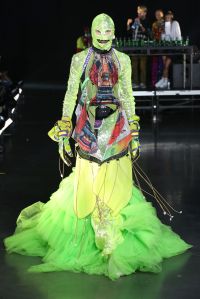 Model on the catwalk
VFiles show, Runway, Spring Summer 2019, New York Fashion Week, USA - 05 Sep 2018