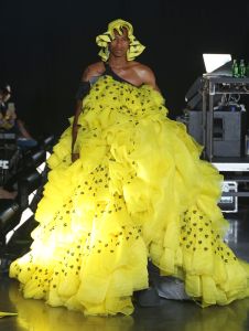 Model on the catwalkVFiles show, Runway, Spring Summer 2019, New York Fashion Week, USA - 05 Sep 2018