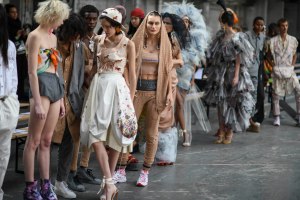 Backstage at Vivienne Westwood RTW Spring 2019