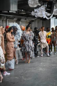 Backstage at Vivienne Westwood RTW Spring 2019