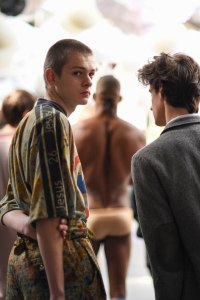Backstage at Vivienne Westwood RTW Spring 2019