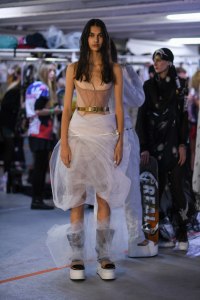 Backstage at Vivienne Westwood RTW Spring 2019