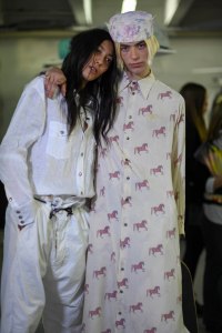 Backstage at Vivienne Westwood RTW Spring 2019