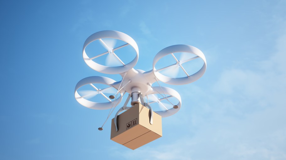 Walmart drone blockchain robot patent application