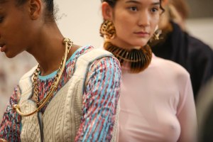 Backstage at Y/Project RTW Spring 2019