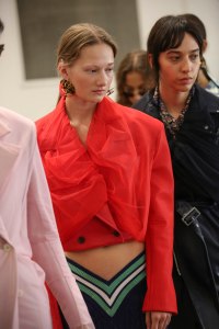Backstage at Y/Project RTW Spring 2019