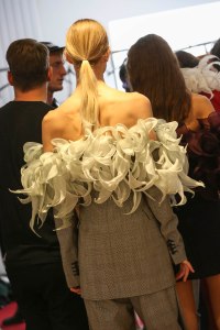 Backstage at Y/Project RTW Spring 2019