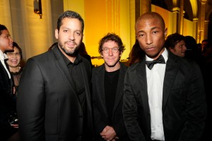 David Blaine, Dustin Yellin, and Pharrell Williams