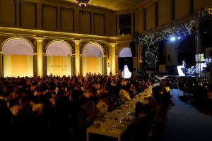The scene at The Yellow Ball.