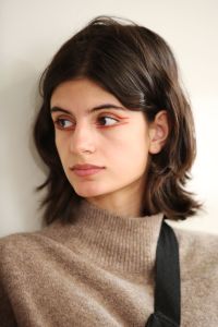 Model backstageYohji Yamamoto show, Backstage, Spring Summer 2019, Paris Fashion Week, France - 28 Sep 2018