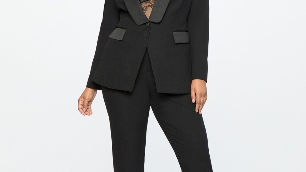 A holiday look from the Jason Wu x Eloquii capsule.