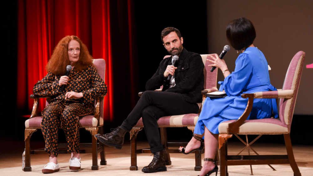 Nicolas Ghesquière and Grace Coddington Talk Fashion at The Met