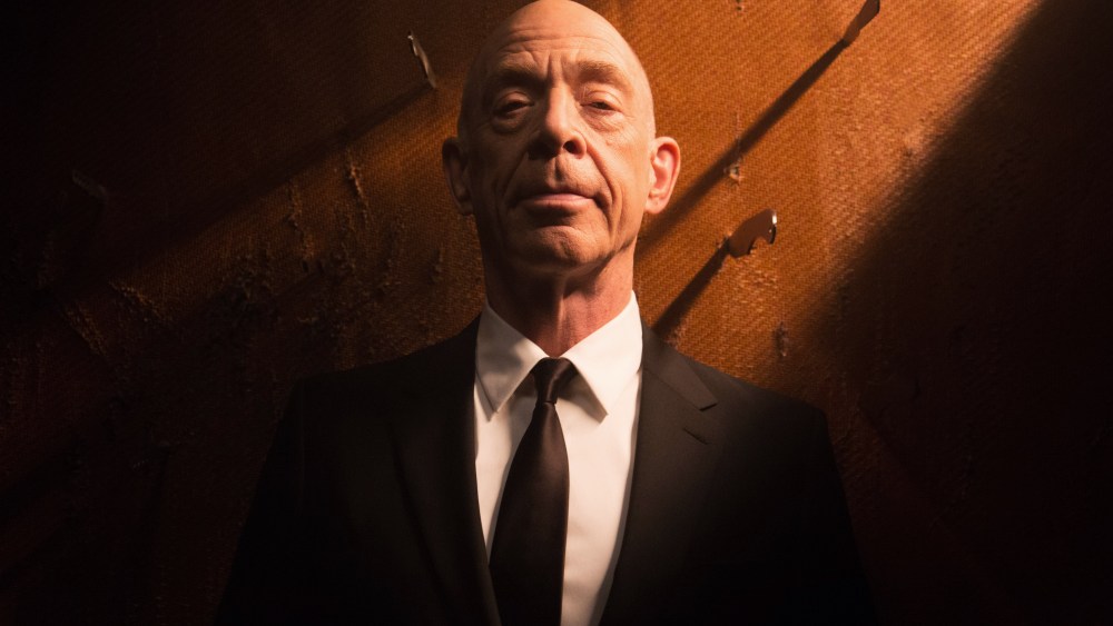 J.K. Simmons in the first episode of Prada's "The Delivery Man" series.